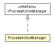 Package class diagram package ProcessActionManager