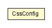 Package class diagram package CssConfig