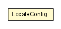 Package class diagram package LocaleConfig