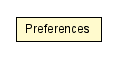 Package class diagram package Preferences