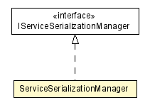 Package class diagram package ServiceSerializationManager