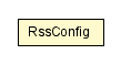 Package class diagram package RssConfig