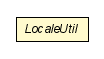 Package class diagram package LocaleUtil