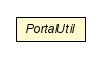 Package class diagram package PortalUtil