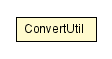 Package class diagram package ConvertUtil