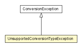 Package class diagram package UnsupportedConversionTypeException