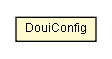 Package class diagram package DouiConfig