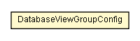 Package class diagram package DatabaseViewGroupConfig