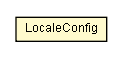 Package class diagram package LocaleConfig