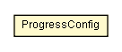 Package class diagram package ProgressConfig
