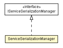 Package class diagram package ServiceSerializationManager