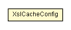 Package class diagram package XslCacheConfig