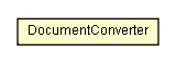Package class diagram package DocumentConverter
