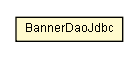 Package class diagram package BannerDaoJdbc