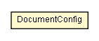 Package class diagram package DocumentConfig