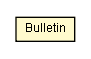 Package class diagram package Bulletin