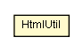 Package class diagram package HtmlUtil