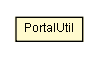 Package class diagram package PortalUtil