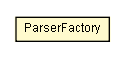 Package class diagram package ParserFactory