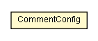 Package class diagram package CommentConfig
