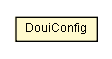 Package class diagram package DouiConfig