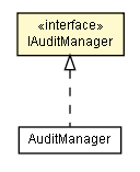 Package class diagram package IAuditManager