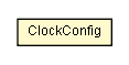 Package class diagram package ClockConfig