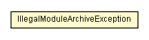 Package class diagram package IllegalModuleArchiveException