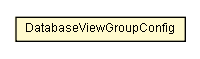 Package class diagram package DatabaseViewGroupConfig