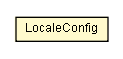 Package class diagram package LocaleConfig