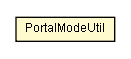 Package class diagram package PortalModeUtil