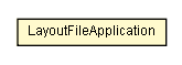 Package class diagram package LayoutFileApplication