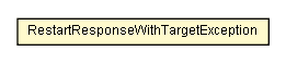 Package class diagram package RestartResponseWithTargetException