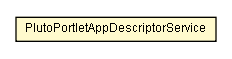 Package class diagram package PlutoPortletAppDescriptorService