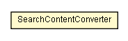 Package class diagram package SearchContentConverter