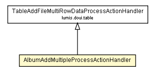 Package class diagram package AlbumAddMultipleProcessActionHandler