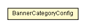 Package class diagram package BannerCategoryConfig