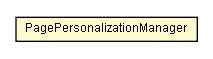 Package class diagram package PagePersonalizationManager