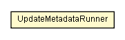 Package class diagram package UpdateMetadataRunner