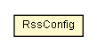 Package class diagram package RssConfig