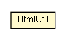 Package class diagram package HtmlUtil