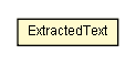 Package class diagram package ExtractedText