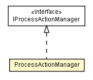 Package class diagram package ProcessActionManager