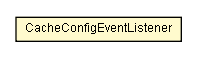 Package class diagram package CacheConfigEventListener
