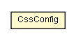 Package class diagram package CssConfig