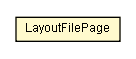 Package class diagram package LayoutFilePage