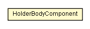 Package class diagram package HolderBodyComponent