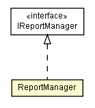 Package class diagram package ReportManager