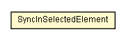 Package class diagram package SyncInSelectedElement