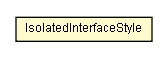 Package class diagram package IsolatedInterfaceStyle